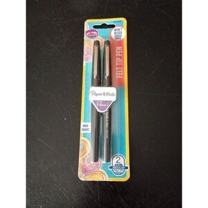 Paper Mate Felt Tip Pens Flair Medium Black Ink
